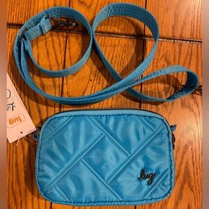NWT LUG Coupe SE Convertible Crossbody Bag, sky blue color